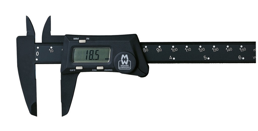 Moore & Wright ECP015D Plastic Dial Caliper 0-150mm/0-6"