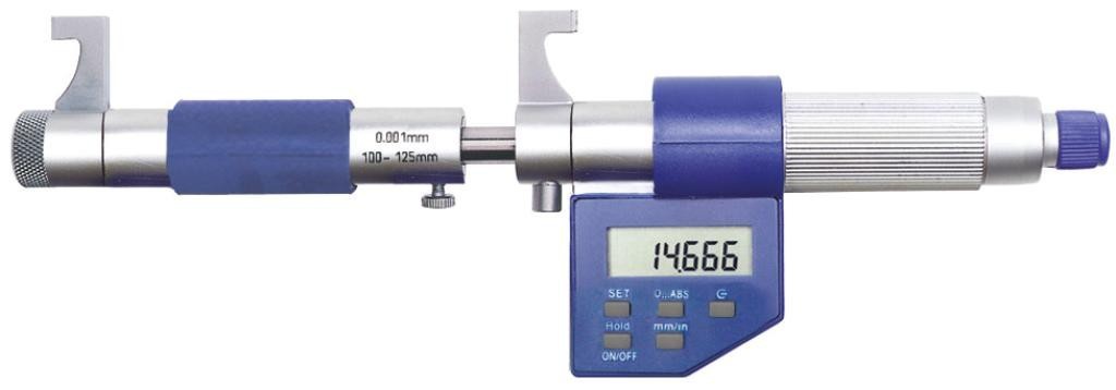 Moore & Wright 280-04DDL Digital Inside Caliper Micrometer 75-100mm/3-4"
