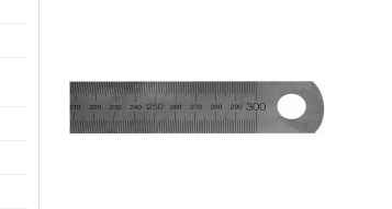 Vogel Steel Rule Metric 1000mm 30 x 1mm
