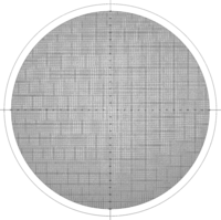 M-Gage MMOC17 Overlay Chart for Measuring Projector Ø 300mm