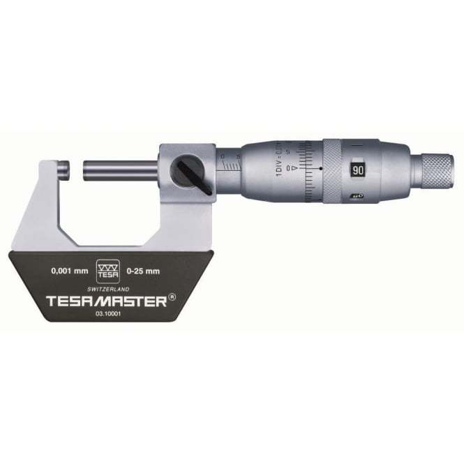 TESA 00310001 MASTER Micrometer 0-25mm