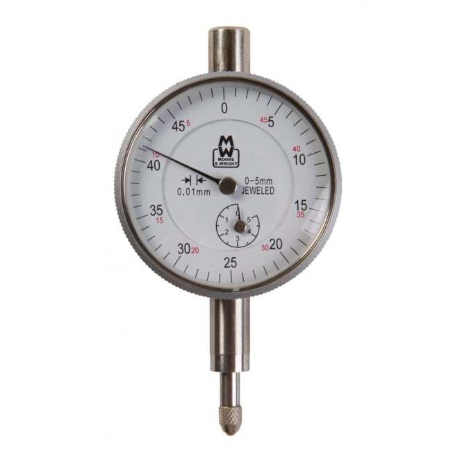 Moore & Wright MW400-01 Plunger Dial Indicator 0-1.0mm